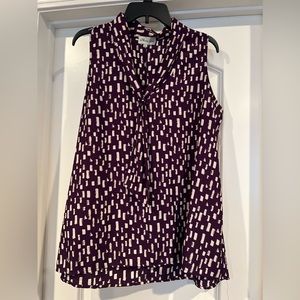 Sleeveless shell blouse